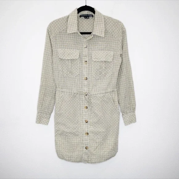 Veronica Beard Alyse Shirt Dress Sz XS - Picture 4 of 6